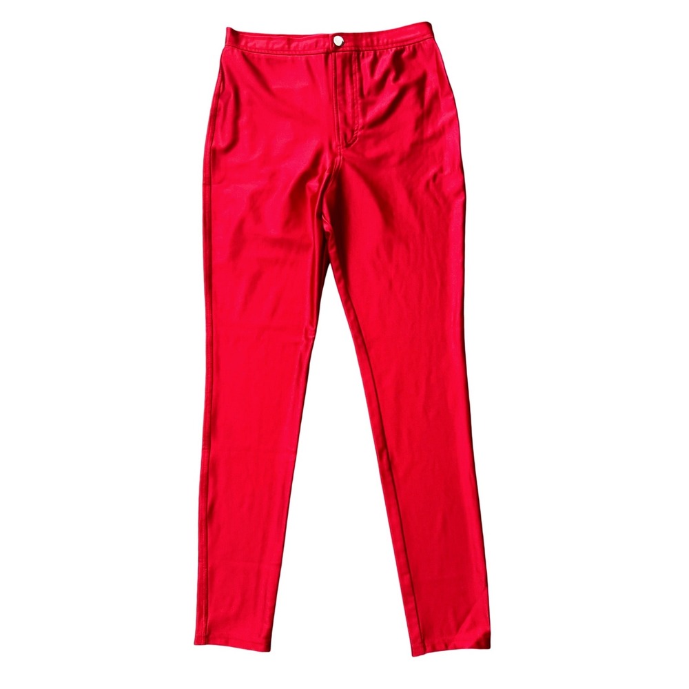 American Apparel Disco Pants Red Indie Sleaze Y2K Grunge Pants Sz M